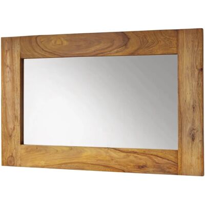 Specchio marrone Sheesham di Massivmoebel24.de - Cornice in legno naturale - Serie NATURE BROWN Specchio marrone Sheesham di Massivmoebel24.de - Cornice in legno naturale - Serie NATURE BROWN
