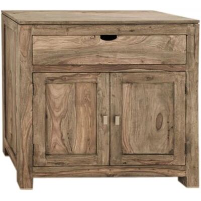 Massivmoebel24.de Sheesham 95x40x90 Grigio - Comò Massivmoebel24.de Sheesham 95x40x90 Grigio - Comò