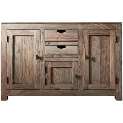 Massivmoebel24 Sheesham Grau Sideboard Massivmoebel24 Sheesham Grau Sideboard