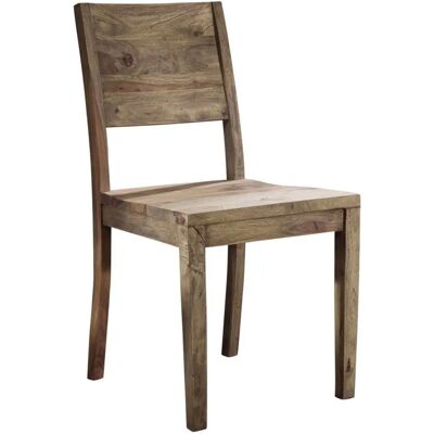 Massivmoebel24.de Sedia Sheesham Grigia - Design Moderno Massivmoebel24.de Sedia Sheesham Grigia - Design Moderno