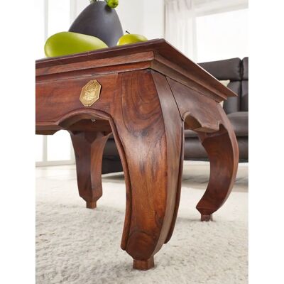 Massivmoebel24.de Couchtisch Akazie 60x60x40 nougat lackiert OPIUM - Coffee Table Massivmoebel24.de Couchtisch Akazie 60x60x40 nougat lackiert OPIUM - Coffee Table