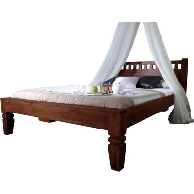 Massivmoebel24.de Bett Akazie 140x200 - Kolonialstil Massivmoebel24.de Bett Akazie 140x200 - Kolonialstil