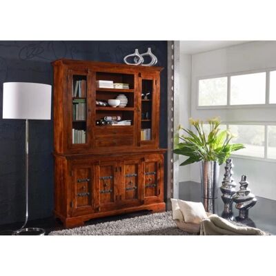 Massivmoebel24 Oxford 402 Credenza - Akazie Holz Kolonialstil Massivmoebel24 Oxford 402 Credenza - Akazie Holz Kolonialstil
