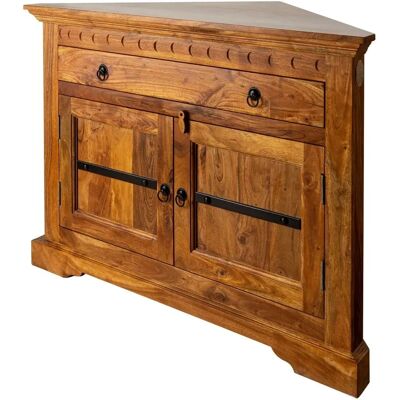 Massivmoebel24 Oxford 0505 Eckkommode - Akazie, Honig, 107x54x80 - Hellbraun Massivmoebel24 Oxford 0505 Eckkommode - Akazie, Honig, 107x54x80 - Hellbraun