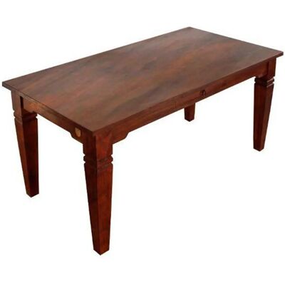 Tavolo da pranzo in legno massiccio di acacia - 200x100x76, Colore scuro Tavolo da pranzo in legno massiccio di acacia - 200x100x76, Colore scuro