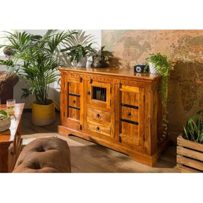 Massivmoebel24 Kommode Akazie 130x50x85 honig - Chest of Drawers Massivmoebel24 Kommode Akazie 130x50x85 honig - Chest of Drawers