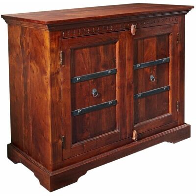Massivmoebel24 Oxford 423 Credenza - Legno di Acacia - Marrone Scuro - Stile Coloniale Massivmoebel24 Oxford 423 Credenza - Legno di Acacia - Marrone Scuro - Stile Coloniale
