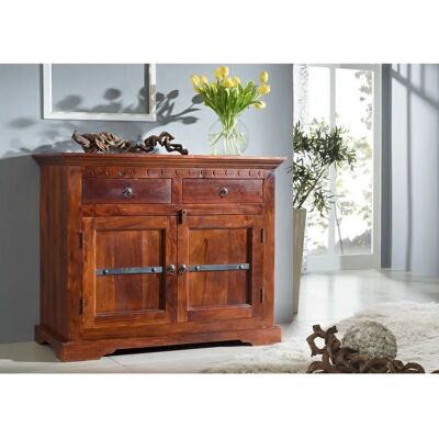 Massivmoebel24 Oxford 424 Credenza - Legno di acacia, Stile coloniale - Marrone scuro Massivmoebel24 Oxford 424 Credenza - Legno di acacia, Stile coloniale - Marrone scuro