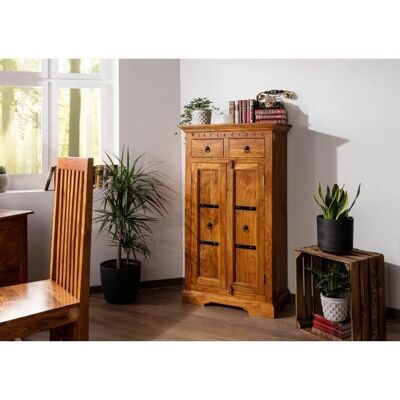 Massivmoebel24.de Akazie Schrank - Oxford Stil - 72x38x132 - Honiglackiert Massivmoebel24.de Akazie Schrank - Oxford Stil - 72x38x132 - Honiglackiert