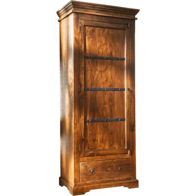 Armadio Coloniale in Acacia Massiccia - 80x40x193 - Miele Armadio Coloniale in Acacia Massiccia - 80x40x193 - Miele