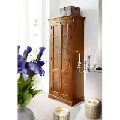 Massivmoebel24.de Akazie Schrank - Oxford - Kolonialstil - 180cm Hoch Massivmoebel24.de Akazie Schrank - Oxford - Kolonialstil - 180cm Hoch