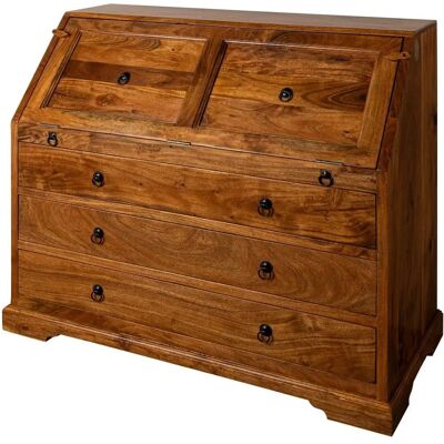 Massivmoebel24.de Akazie Sekretär - Kolonialstil - 107x50x100mm Massivmoebel24.de Akazie Sekretär - Kolonialstil - 107x50x100mm