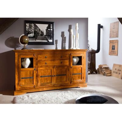 Massivmoebel24.de Massivholz Sideboard - Kolonialstil - 181x50x100mm Massivmoebel24.de Massivholz Sideboard - Kolonialstil - 181x50x100mm