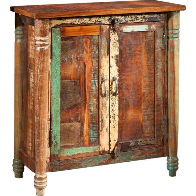 Massivmoebel24.de Cassetta in Legno Riciclato 80x42x88 multicolore - Chester Drawer Massivmoebel24.de Cassetta in Legno Riciclato 80x42x88 multicolore - Chester Drawer