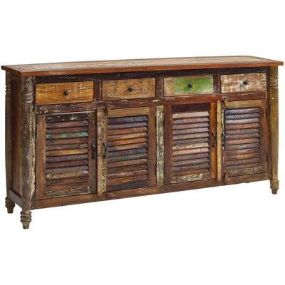 Massivmoebel24.de Sideboard Bois Recyclé - Style Vintage - Série FABLE - Publicité Massivmoebel24.de Sideboard Bois Recyclé - Style Vintage - Série FABLE - Publicité