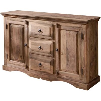 Massivmoebel24 - Buffet en Sheesham et Palissandre - Style Colonial - 135x40x85cm - Publicité Massivmoebel24 - Buffet en Sheesham et Palissandre - Style Colonial - 135x40x85cm - Publicité