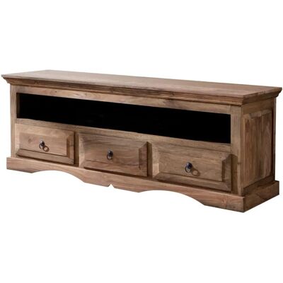 Massivmoebel24 Mobile TV Sheesham - Finitura ad Olio Naturale - 150x45x55cm Massivmoebel24 Mobile TV Sheesham - Finitura ad Olio Naturale - 150x45x55cm