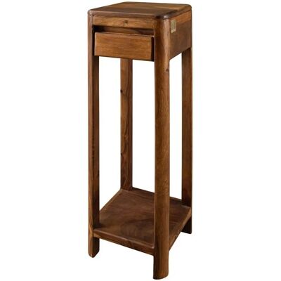 Massivmoebel24 - Sheesham Akazien Beistelltisch - Rustikal Kompakt 30x30x90 - Beistelltisch Massivmoebel24 - Sheesham Akazien Beistelltisch - Rustikal Kompakt 30x30x90 - Beistelltisch