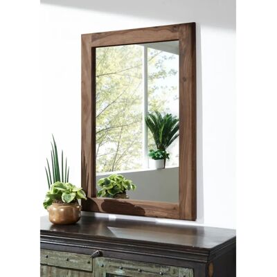 Massivmoebel24 - Specchio in Sheesham / Acacia 100x3x70 - Marrone Tinto - Specchio Massivmoebel24 - Specchio in Sheesham / Acacia 100x3x70 - Marrone Tinto - Specchio