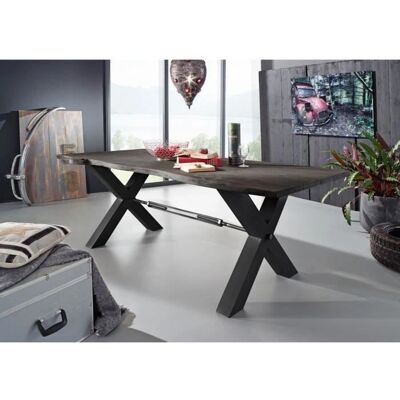 Massivmoebel24 Akazie Esstisch - Modernes X-Design - 200x100cm Massivmoebel24 Akazie Esstisch - Modernes X-Design - 200x100cm