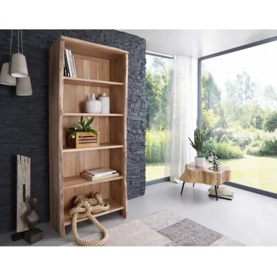 Massivmoebel24.de Akazienregal - Naturholz - 81x45x204 - PURE ACACIA Massivmoebel24.de Akazienregal - Naturholz - 81x45x204 - PURE ACACIA
