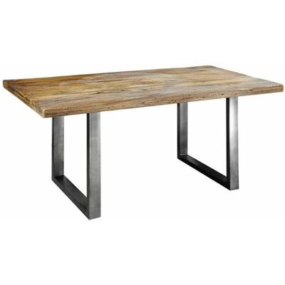 Massivmoebel24.de Mango 160x90 U-Form Metallbeine - Esstisch Massivmoebel24.de Mango 160x90 U-Form Metallbeine - Esstisch