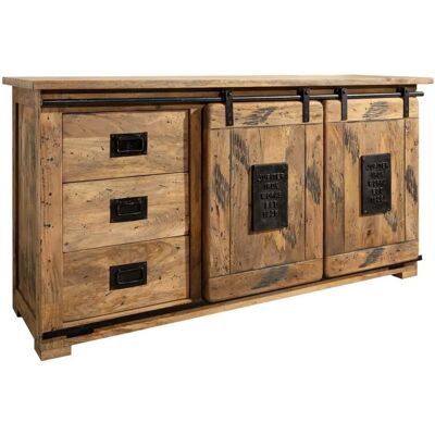 Massivmoebel24 Credenza Mango - Spazio Rustico Industriale Massivmoebel24 Credenza Mango - Spazio Rustico Industriale