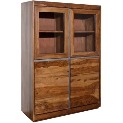 Massivmoebel24 Sydney Vitrine - Sheesham Holz, Braun, 102x40x147 Massivmoebel24 Sydney Vitrine - Sheesham Holz, Braun, 102x40x147