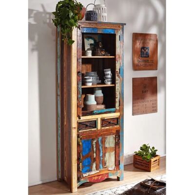 Massiv Vitrine aus indischem Altholz - Mehrfarbig - NATURE OF SPIRIT Massiv Vitrine aus indischem Altholz - Mehrfarbig - NATURE OF SPIRIT