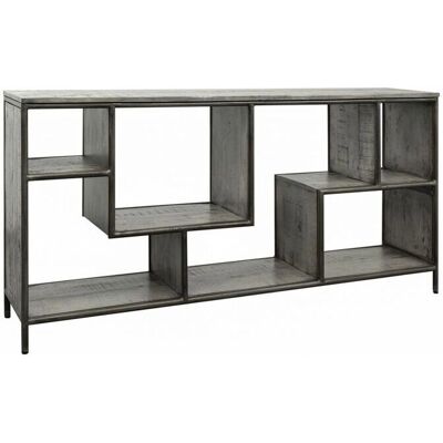Massivmoebel24 - Mango Regal 183x40x90 - Industrial Stil Massivmoebel24 - Mango Regal 183x40x90 - Industrial Stil