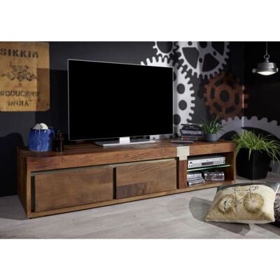 Massivmoebel24 - Mobile TV in Mango - Legno Riciclato, Stile Industriale Massivmoebel24 - Mobile TV in Mango - Legno Riciclato, Stile Industriale