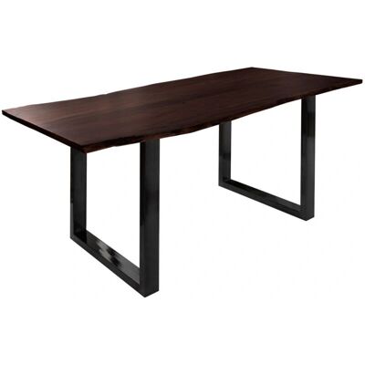 Massivmoebel24.de Tavolo da Pranzo in Acacia - Design Rustico Moderno Massivmoebel24.de Tavolo da Pranzo in Acacia - Design Rustico Moderno