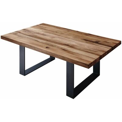 Massivmoebel24 Couchtisch Montreux - Natur, Braun, 90x90x45cm Massivmoebel24 Couchtisch Montreux - Natur, Braun, 90x90x45cm