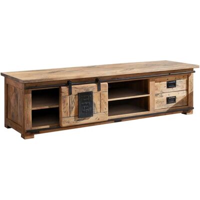 Massivmoebel24 Mobile TV in legno di mango - Stile industriale Massivmoebel24 Mobile TV in legno di mango - Stile industriale