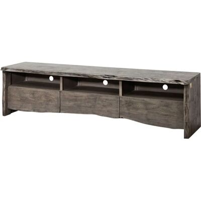 Massivmoebel24.de Scaffale TV in Acacia Massiccia - Bordi Naturali, 191x45x50cm - Grigio Massivmoebel24.de Scaffale TV in Acacia Massiccia - Bordi Naturali, 191x45x50cm - Grigio