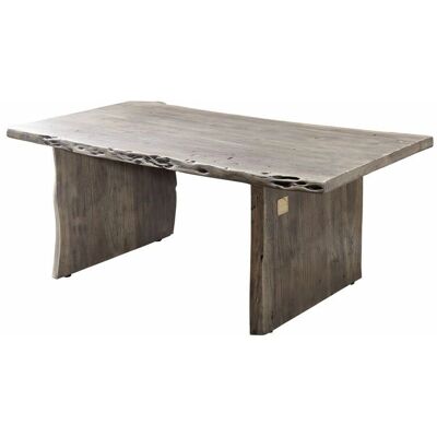 Massivmoebel24 - Akazie Grau Lackiert Moderner Couchtisch - Couchtisch Massivmoebel24 - Akazie Grau Lackiert Moderner Couchtisch - Couchtisch