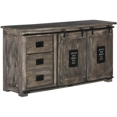 Massivmoebel24 Mangoholz Sideboard - Rustik Industriell Stil - 150x45x80cm Massivmoebel24 Mangoholz Sideboard - Rustik Industriell Stil - 150x45x80cm