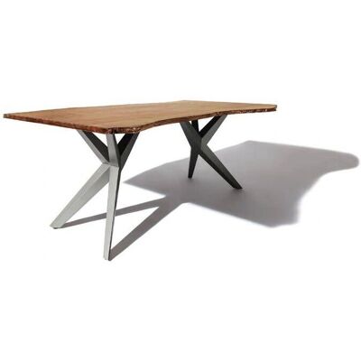 Massivmoebel24.de Esstisch Akazie - Natur - Organische Form - 160x90x76 - Handgefertigt Massivmoebel24.de Esstisch Akazie - Natur - Organische Form - 160x90x76 - Handgefertigt