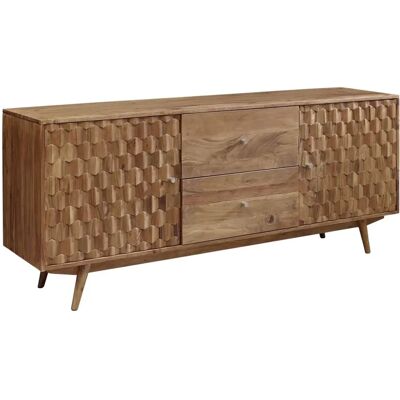 Massivmoebel24 Mosayk 100 Buffet - Bois d'Acacia Massif - Publicité Massivmoebel24 Mosayk 100 Buffet - Bois d'Acacia Massif - Publicité