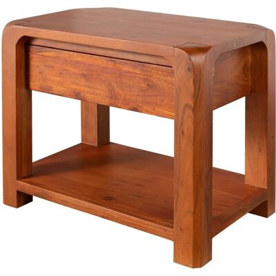 MASSIVMOEBEL24.DE Comodino in acacia - 60x40x50 - Ceratura miele MASSIVMOEBEL24.DE Comodino in acacia - 60x40x50 - Ceratura miele
