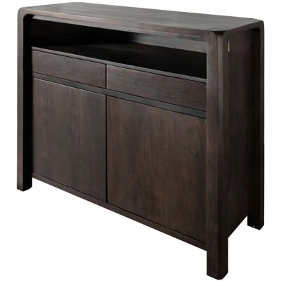 Massivmoebel24.de Credenza in Acacia - Tabacco Laccato - Stile e Spazio Massivmoebel24.de Credenza in Acacia - Tabacco Laccato - Stile e Spazio