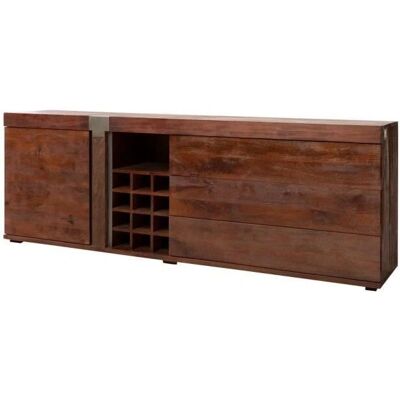 Massivmoebel24 Mango Sideboard - 12 Flaschen Industrial Modern Massivmoebel24 Mango Sideboard - 12 Flaschen Industrial Modern