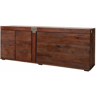Massivmoebel24 Amsterdam Mango Holz Credenza - Modern Industriestil Massivmoebel24 Amsterdam Mango Holz Credenza - Modern Industriestil