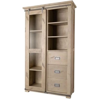 Massivmoebel24 Vetrina Mango - Beige - Stile Industriale Massivmoebel24 Vetrina Mango - Beige - Stile Industriale