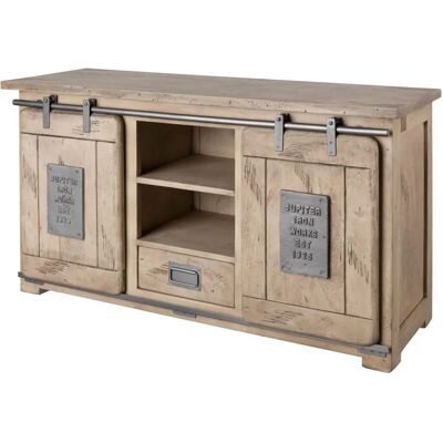 Massivmoebel24.de Credenza in mango 128x45x70 - RAILWAY Massivmoebel24.de Credenza in mango 128x45x70 - RAILWAY