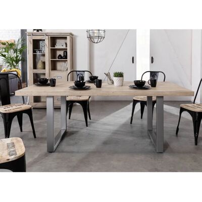 Massivmoebel24 Mango Esstisch - Industrie Design, 200x100cm Massivmoebel24 Mango Esstisch - Industrie Design, 200x100cm