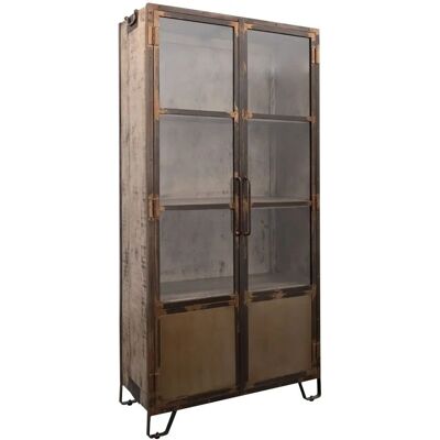 Massivmoebel24.de Mango 90x40x190 Heavy Industry - Vetrina Massivmoebel24.de Mango 90x40x190 Heavy Industry - Vetrina