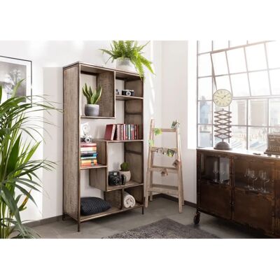 Massivmoebel24.de Mango Regal 90x40x180 Braun - Regal Massivmoebel24.de Mango Regal 90x40x180 Braun - Regal