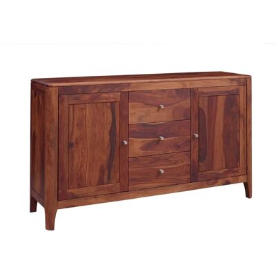 Massivmoebel24 Sheesham Noyer Buffet - Meuble de Rangement Moderne - Publicité Massivmoebel24 Sheesham Noyer Buffet - Meuble de Rangement Moderne - Publicité