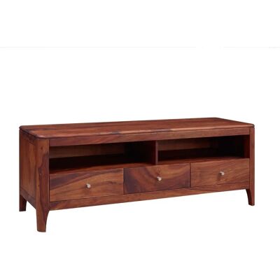 Massivmoebel24 - Massives Sheesham/Walnuss TV-Board - 146x50x55 - Dunkelbraun Massivmoebel24 - Massives Sheesham/Walnuss TV-Board - 146x50x55 - Dunkelbraun